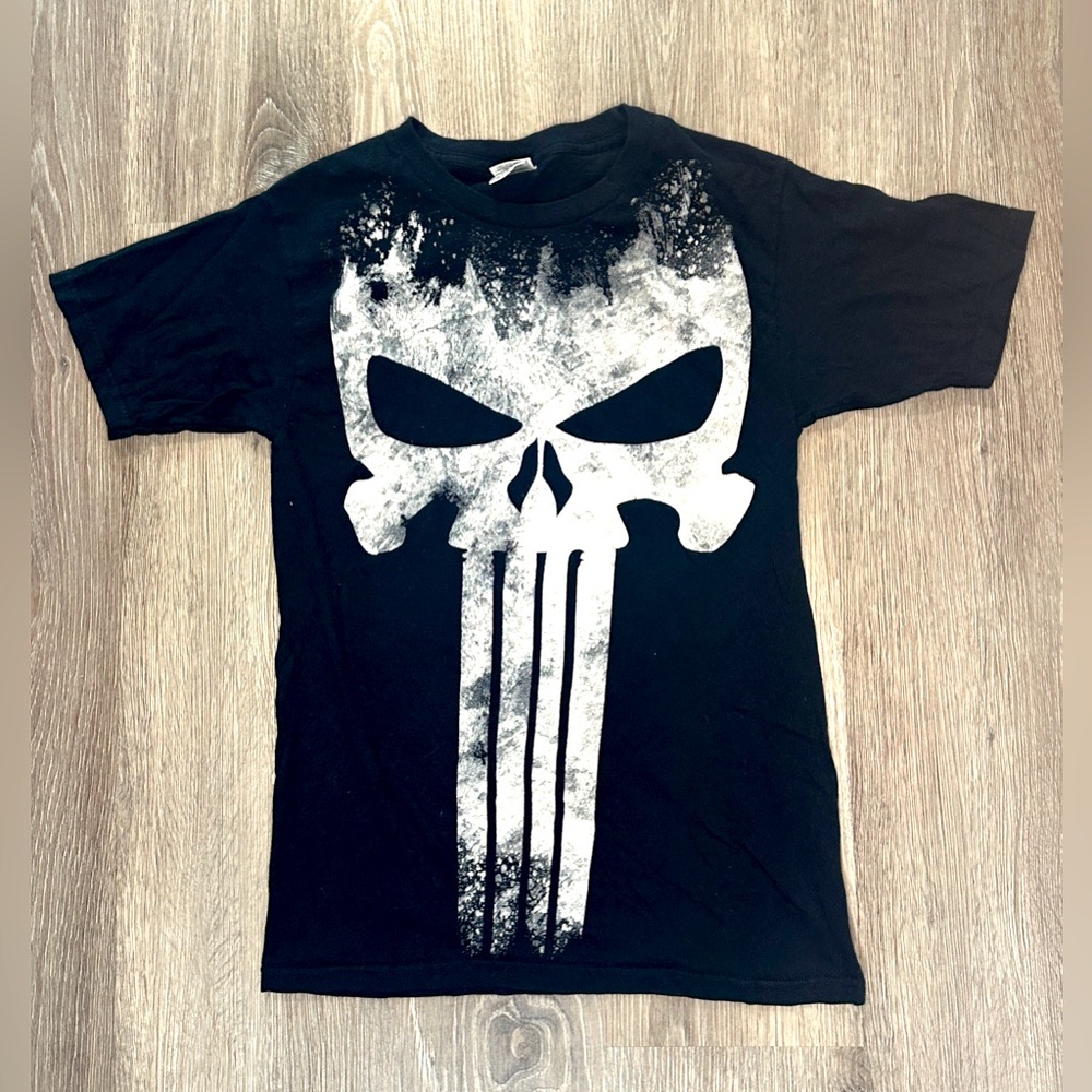 The Punisher Black T-shirt Vintage Yazbet Sz. Small